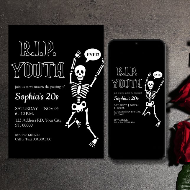 Convite Funeral para minha Juventude, RIP 20's (Criador carregado)