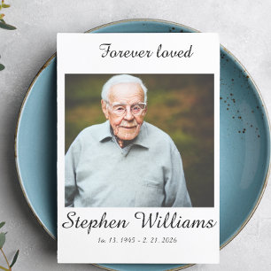 Convite Funeral Personalizado para sempre amado foto 