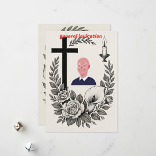 Convite Funeral Religioso