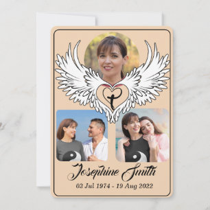 Convite Funerário Personalizado 3 Foto