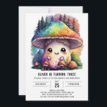 Convite Fungi Friends Mushroom Birthday<br><div class="desc">Celebre ao lado de fungos amigáveis com nosso Concurso de Aniversário dos Amigos Fungi Mushroom. Este design apresenta personagens adoráveis de cogumelos e companheiros de floresta, prometendo uma celebração cheia de camaradagem e alegria. As cores alegres e os personagens adoráveis criam uma atmosfera deliciosa, definindo o tom perfeito para uma...</div>