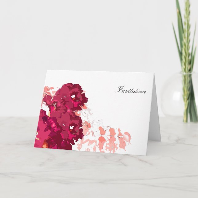 Convite Funky Flora - Invitation (Frente)