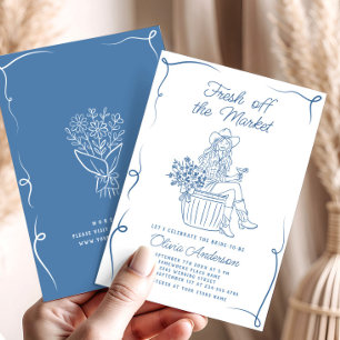 Convite Funky Fresco do Chá de panela de Mercado