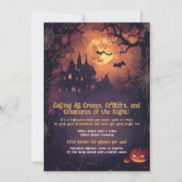 Convite FUNNY chamando todas as criaturas, critérios e cri