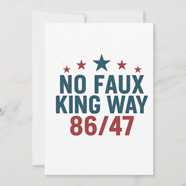 Convite Funny No Faux King Way 86 47 4 De Julho (Frente)