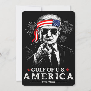 Convite Funny Trump Golfo Dos EUA 2025 4 De Julho