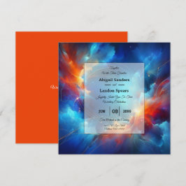 Convite Fusão de Fogo e Casamento de Gelo