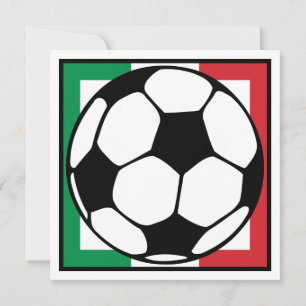 Convite futebol. a praça dos órgãos. bola de futebol.