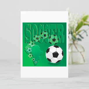 Convite Futebol África Verde Ousado Futebol