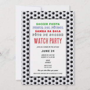 Convite Futebol Bola 2026 BYOB Festa de Observação
