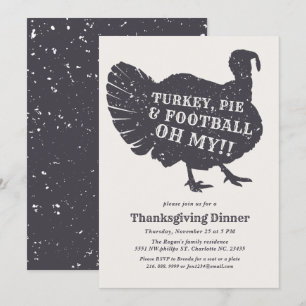 Convite Futebol da Turquia! Festa de Ação de Graças