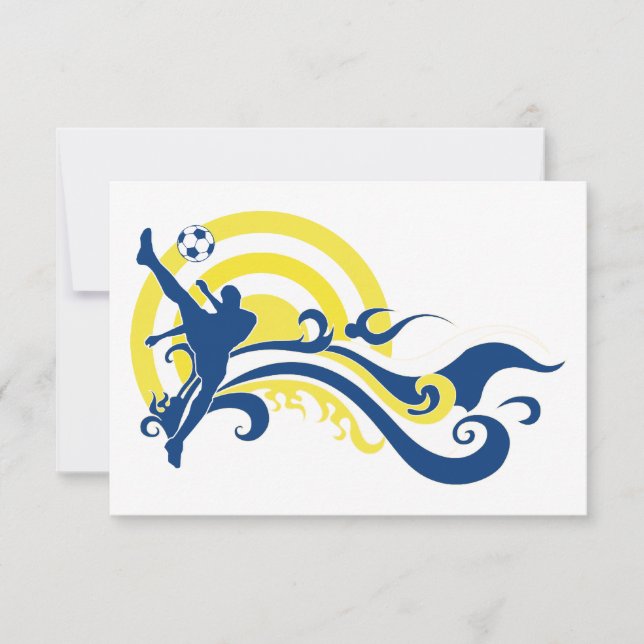 Convite futebol de cena de verão (Frente)