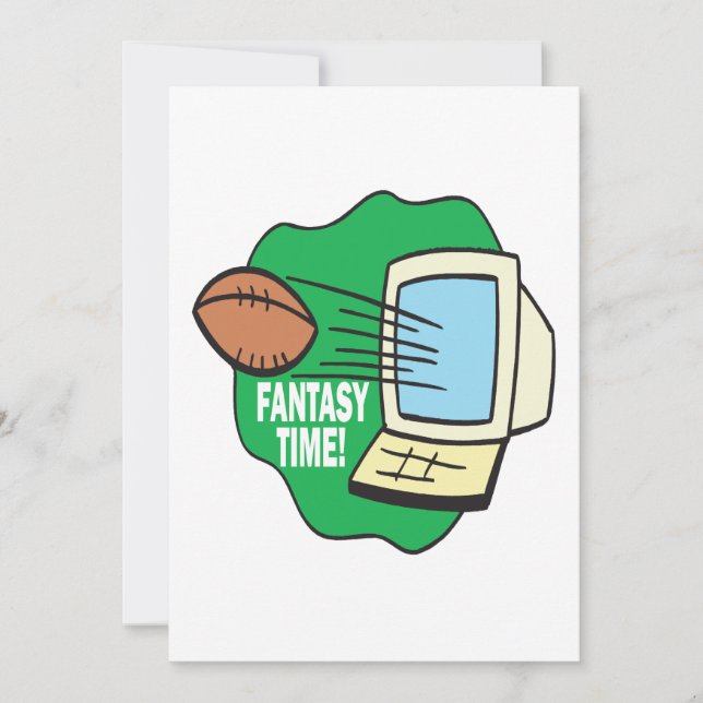 Convite Futebol de fantasia (Frente)