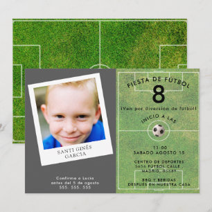 Convite Futebol Divertido para Crianças, Foto