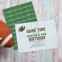 Futebol simples do jogo da festa de aniversário