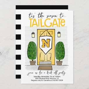 Convite Futebol Tailgate Mude QUALQUER COR Adicione seu lo