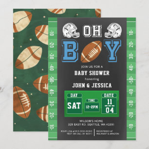 Convite Futebol Touchdown Boy