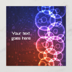 Convite futurista do design