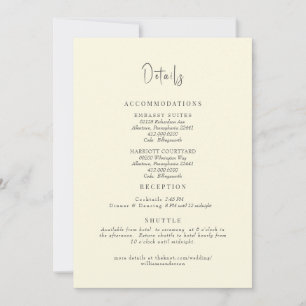 Convite Gabinete de Detalhes do Casamento Botânico Amarelo