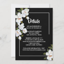 Convite Gabinete de Rosa Branca Vintage