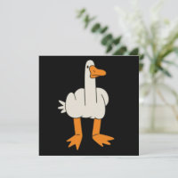 Gaivota do Dedo do Meio Humor Gestos Engraçados Vi