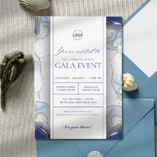 Convite Gala de Captação de Recursos Corporativos Royal Bl