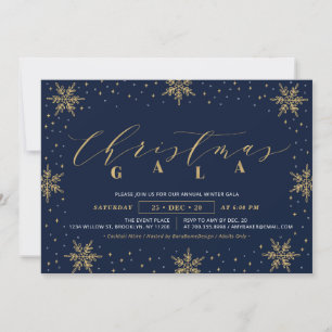 Convite Gala de Natal Corporativa Ouro, Festa de Fim de An