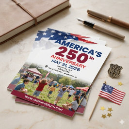 Convite Gala Patriótica do 250º Aniversário da América