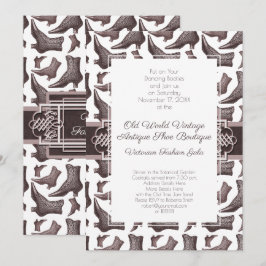 Convite Gala Vintage Vitoriana Fashion Show
