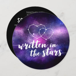 Convite Galaxy Wedding | Escrito Nas Estrelas