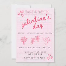 Convite Galentine’s Day para Amigas