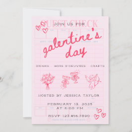 Convite Galentine’s Day para Amigas
