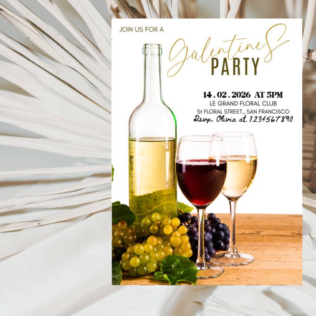 Convite Galentine’s Party - Valentine’s Day Girls’ Night (Criador carregado)