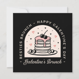 Convite Galentines besantes garotas brunch Namorados party