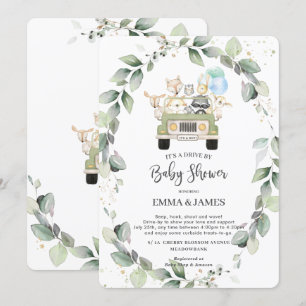 Convite Galeria Cócica De Floresta Por Chá de fraldas