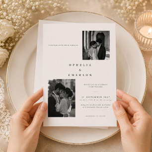 Convite Galeria de Luxo Editorial Casamento
