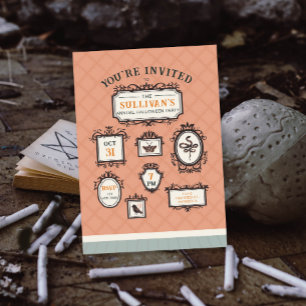 Convite Galeria Muralha Frames Festa de Halloween