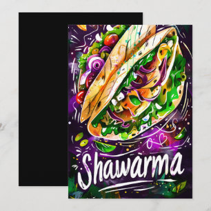 Convite Galinha Shawarma Delight ش ا ر م ا د ج ا ج و
