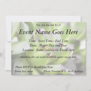 Convite Galinhas E Pintinhos - Sempervivum