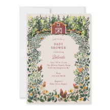 Galinhas no Chá de fraldas da Fazenda Encantadora