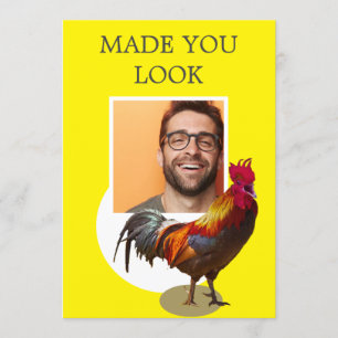 Convite Galo de Frango do aniversário de 40 anos Photo Di