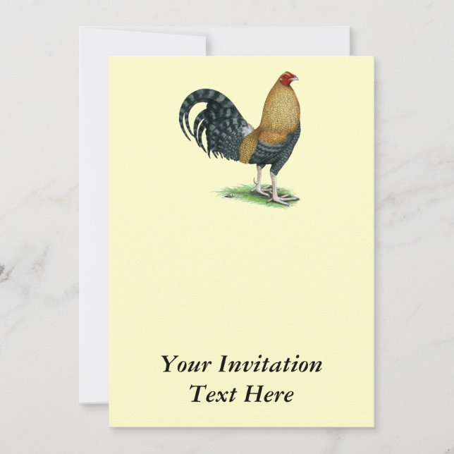 Convite Gamecock: Dom ou Crele (Frente)