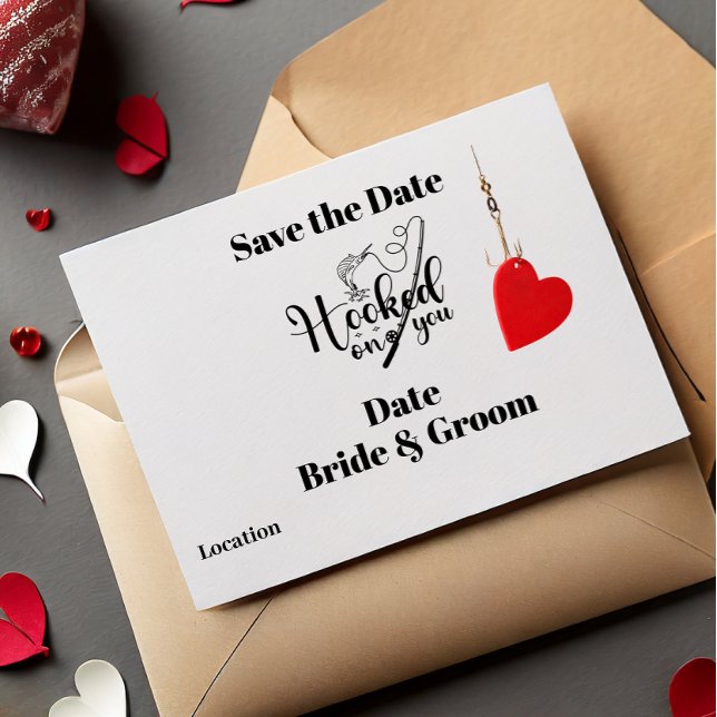 Convite Gancho em você para salvar a data do casamento de  (Criador carregado)