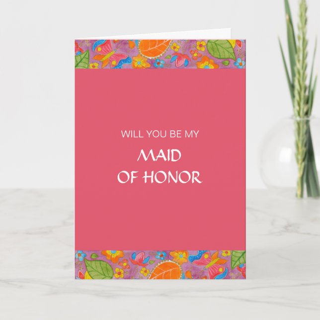 Convite Ganesh Be My Madrinha de casamento Card (Frente)