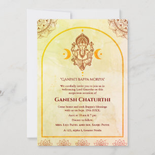Convite Ganesh Chaturthi Puja
