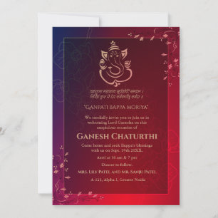 Convite Ganesh Chaturthi Puja