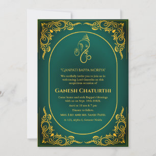 Convite Ganesh Chaturthi Puja