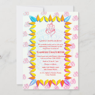 Convite Ganesh Chaturthi Puja