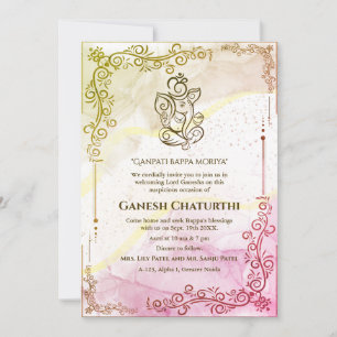 Convite Ganesh Chaturthi Puja