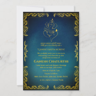 Convite Ganesh Chaturthi Puja